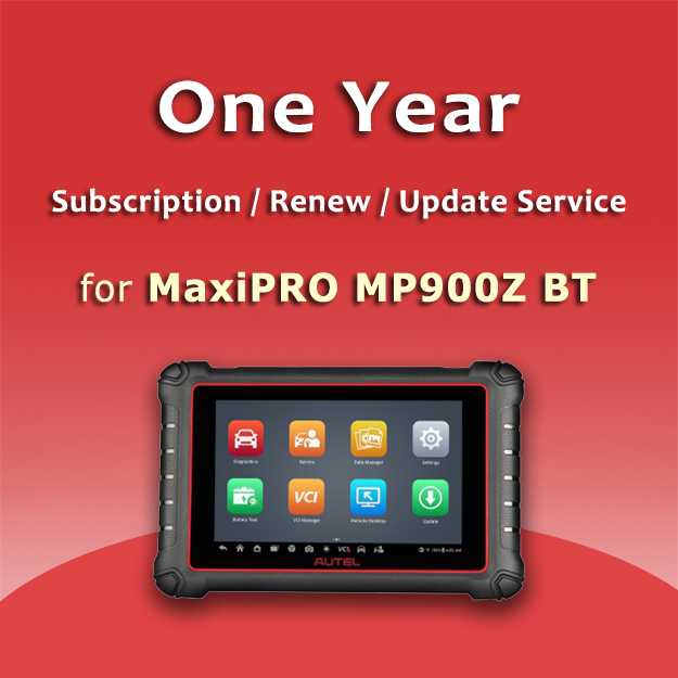 One Year Subscription for Autel MaxiPro MP900Z BT MP900Z-BT
