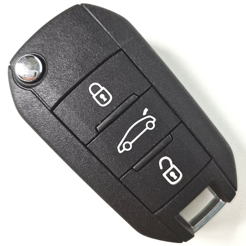 3 Buttons 434 MHz Flip Remote Key for Citroen - With Citroen Logo - ID46