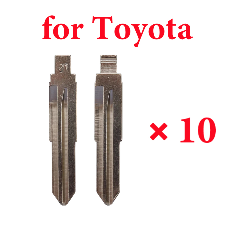 A 21# Key Blades for ToyotaCorolla - Pack of 10