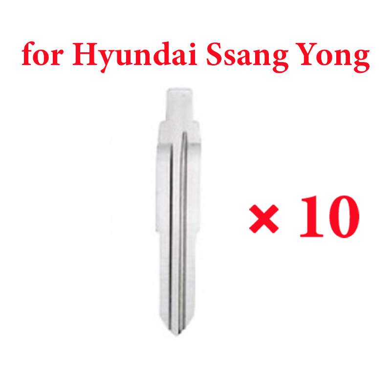 KD Flip Remote Blade 137# HYN10R for Hyundai Ssang Yong - Pack of 10