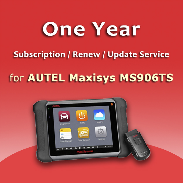 One Year Subscription for Autel Maxisys MS906TS