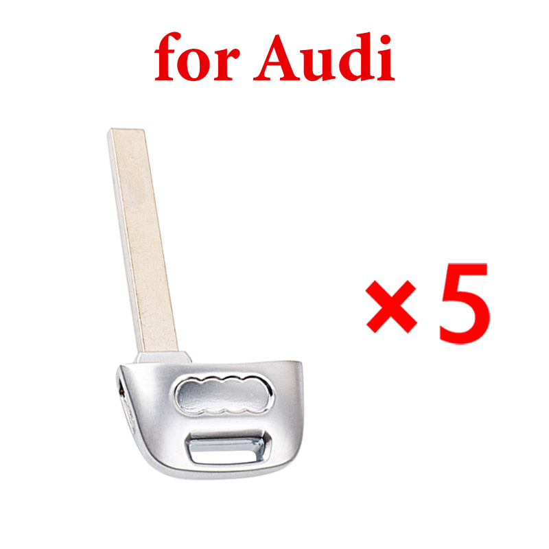 Smart Key Emergency Blade for 2017 Audi A6L Q3 Q5 Q7 - 5 pcs