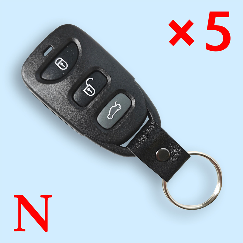 Remote Key Shell 3+1 Button for Kia - pack of 5 