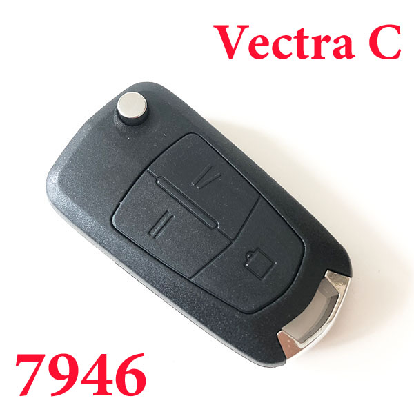 (434Mhz) Flip Remote Key For Opel /Vauxhall Vectra C Signum (HU43)