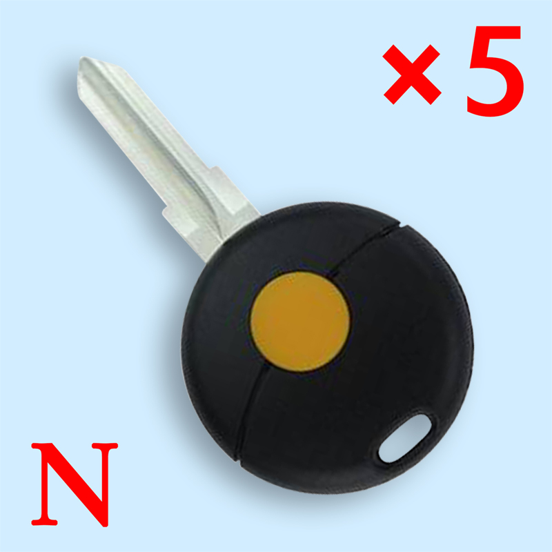 1 Button Remote Shell for Smart  - Pack of 5