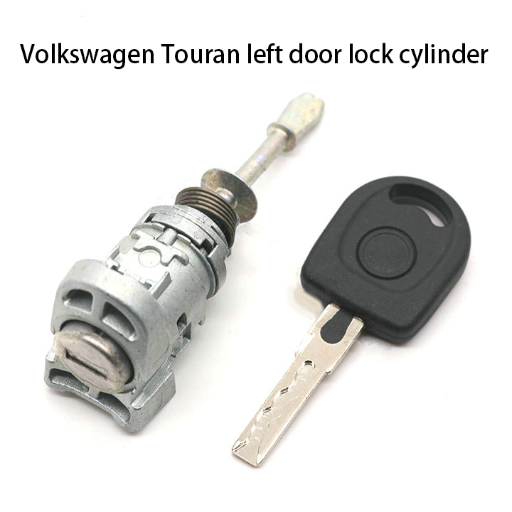 Volkswagen Touran left door lock cylinder Touran driving door lock cylinder car special modification to replace the car central control lock cylinder