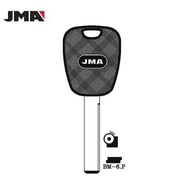 BMW HU92RP Plastic Head Mechanical Key (2-Track) (JMA-BM-6P)