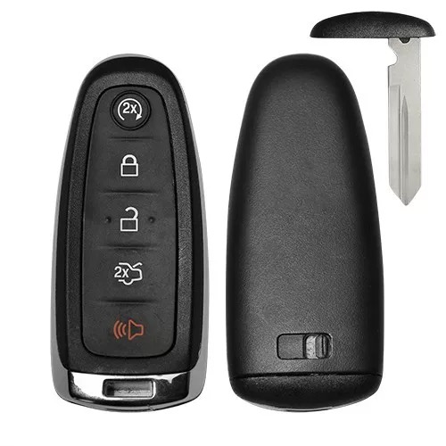 5 Buttons Lock Unlock Trunk Start Panic Remote Key Fob Case Shell For Ford Edge Explorer Escape MKS MKT 2011 2012 2013 2014 5pcs
