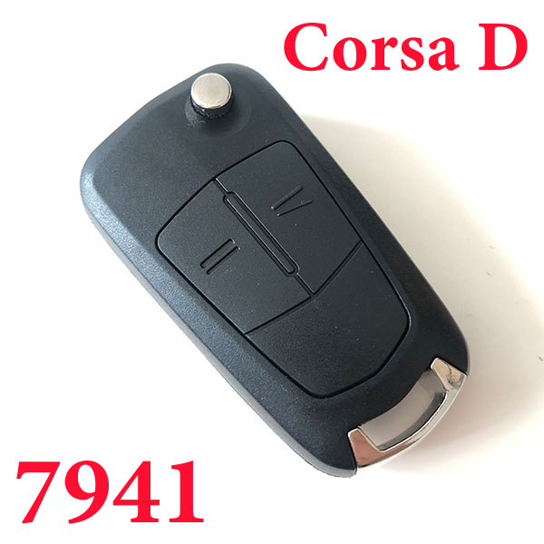 (433Mhz) 13.188.284 Flip Remote Key For Opel / Vauxhall Corsa D