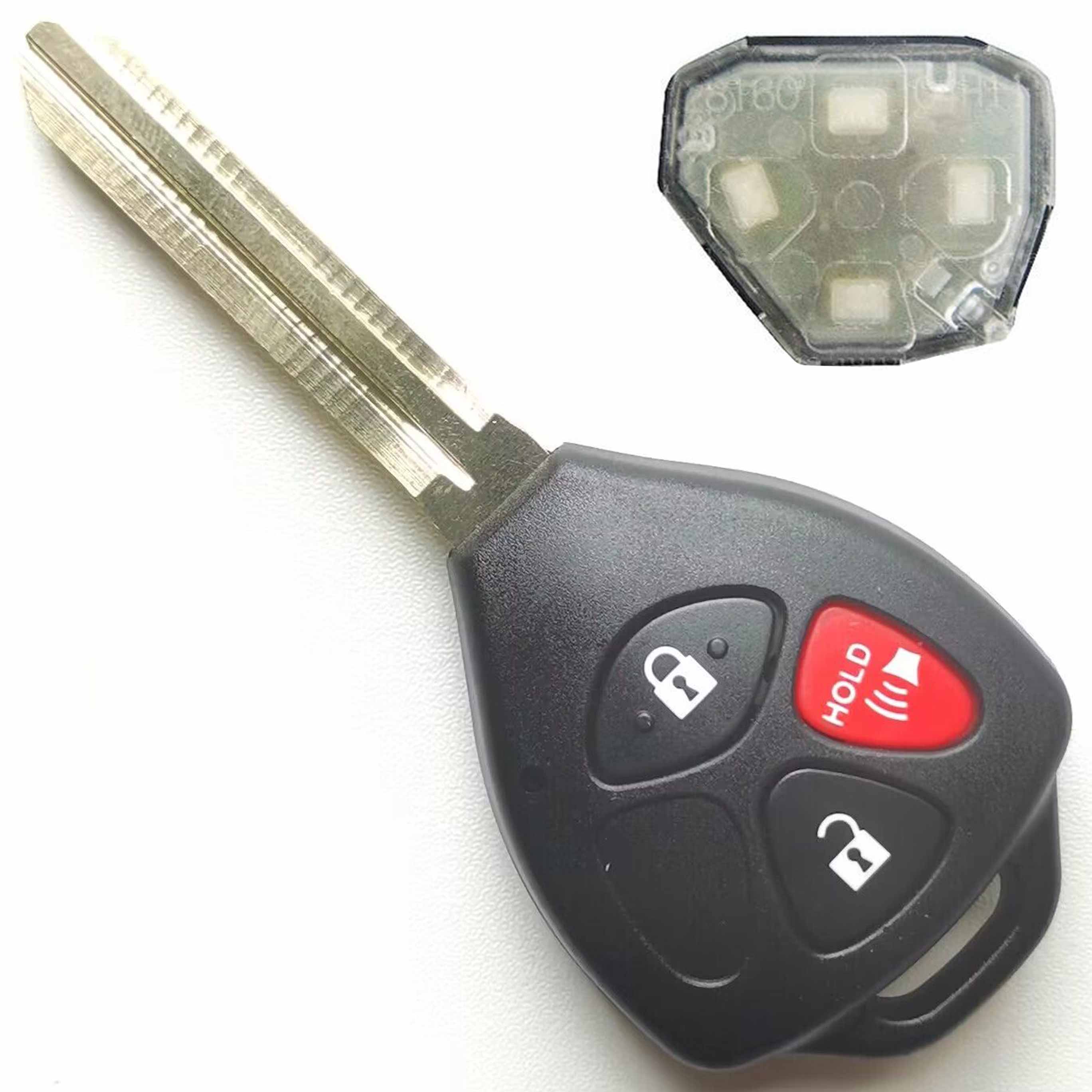 314 MHz Remote Head Key for Toyota RAV4 Yaris Highlander / HYQ12BBY / G Chip