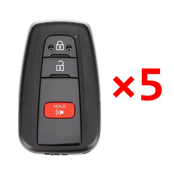 Autel IKEYTY8A3AL Universal Smart Key for Toyota - Pack of 5