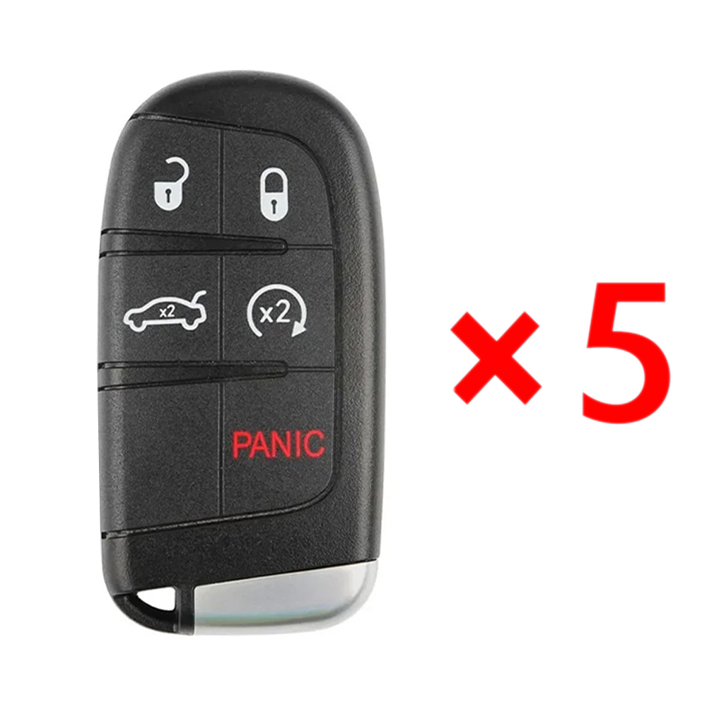 Autel IKEYCL005AL Universal Smart Remote Key 5 Buttons Type Jeep Chrysler Dodge Type - Pack of 5