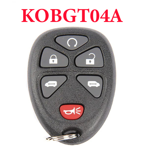 2005-2011 GM / 6-Button Keyless Entry Remote / KOBGT04A (AFTERMARKET)