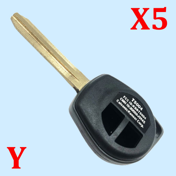 Transponder Key Shell for Suzuki  - Pack of 5
