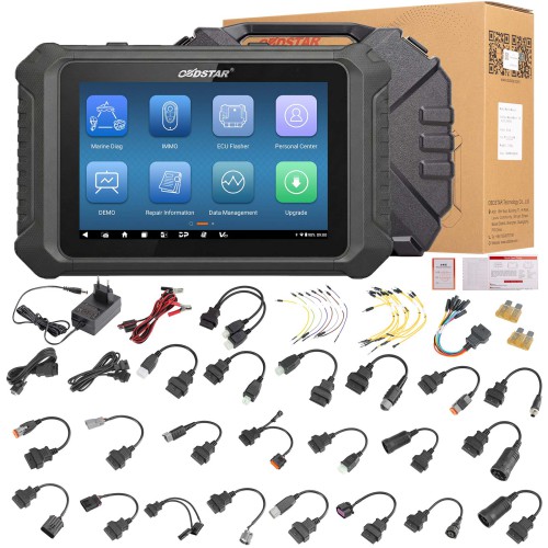 OBDSTAR Marine Master Full Version A+B+C+D for Jet ski / Outboard/ Inboard/ Generator, Read/Clear Code, Data Flow, Freeze Frames, Action Test