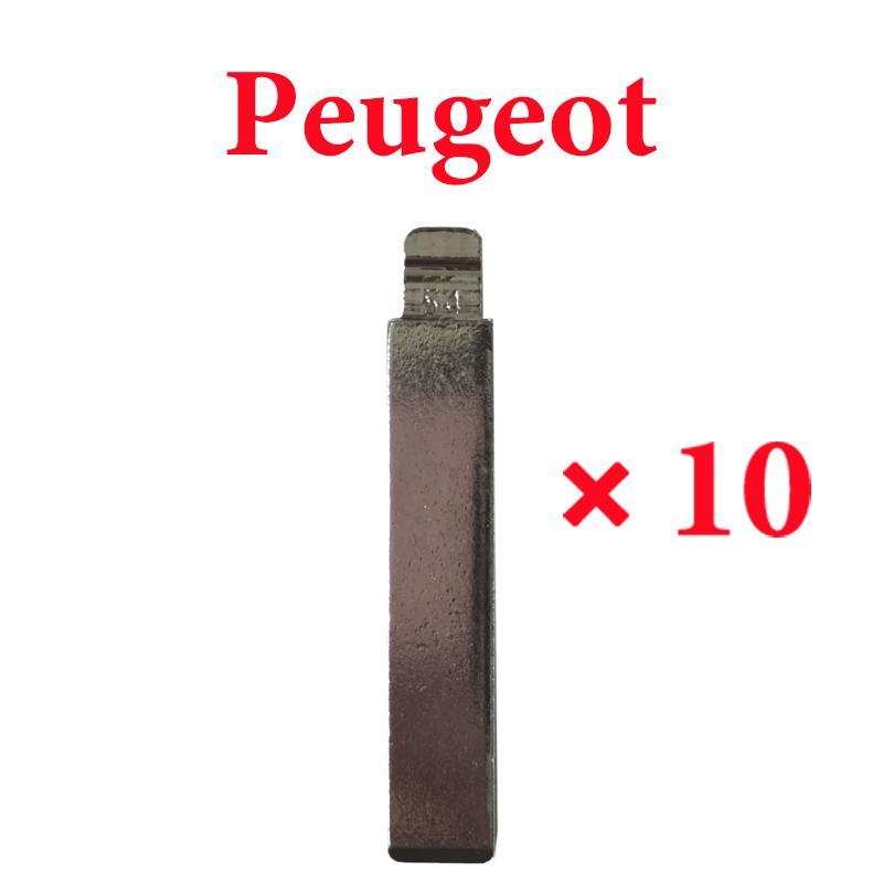 #54 HU83 Key Blade for Peugeot Citroen Toyota  -  10 pcs 