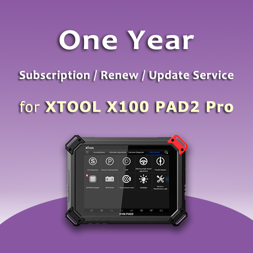 One Year Update Service for XTOOL X100 PAD2 Pro
