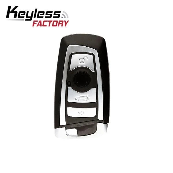 1999-2009 BMW / 4-Button Flip Key / 2- Track / EWS / Lx8FZV / (44 Chip) (RFK-BMW-Lx8-44)