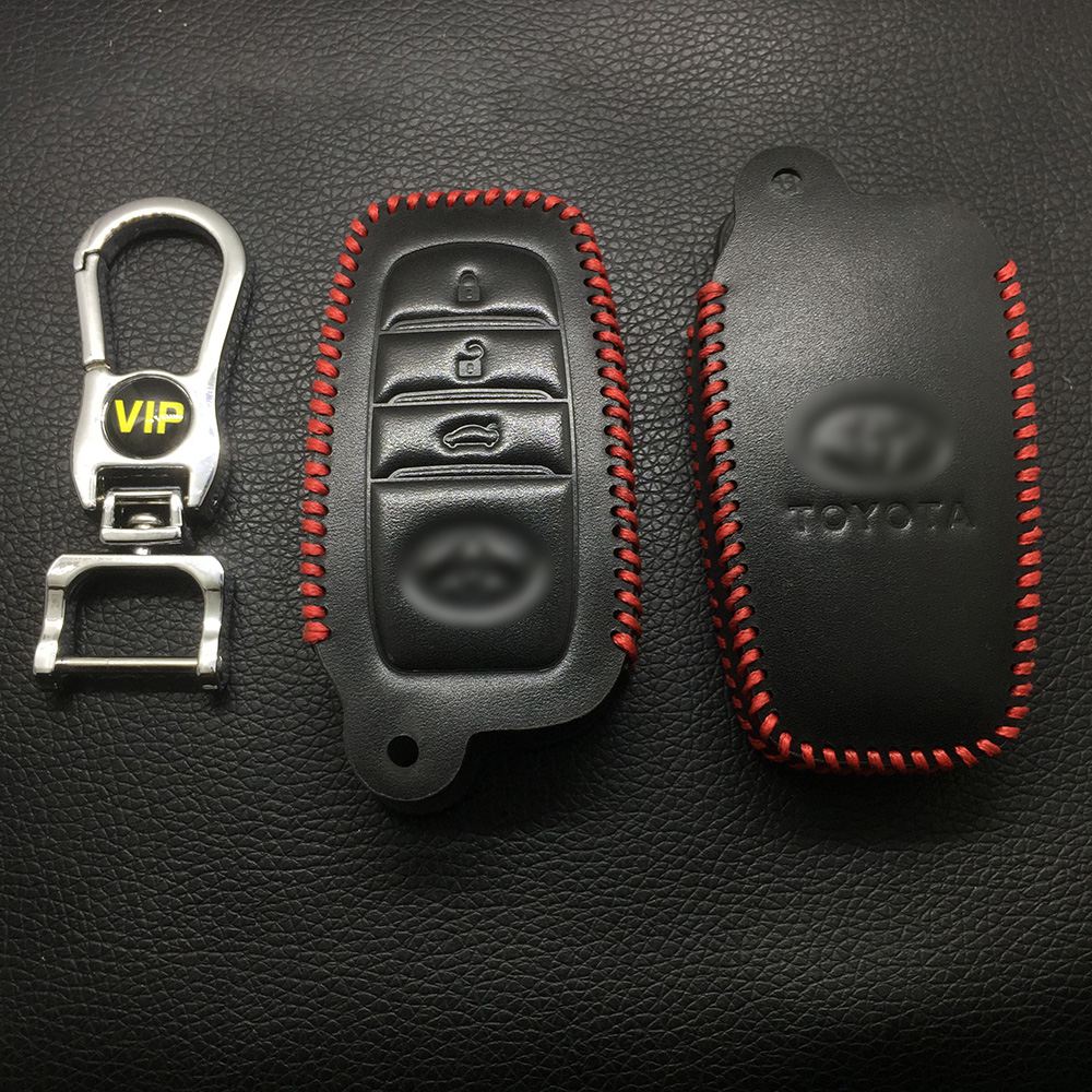 Leather Case for Toyota New Smart Card Car Key - 5 Sets