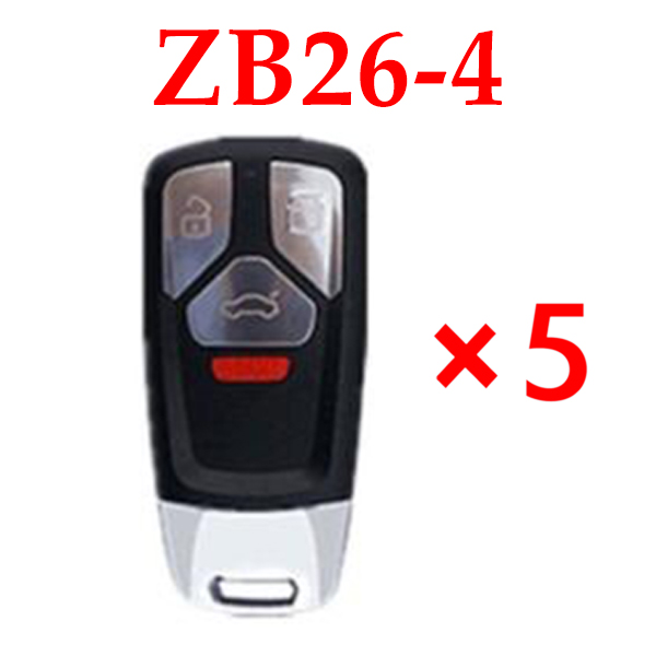 Universal ZB26-4 KD Smart Key Remote for KD-X2 - Pack of 5 