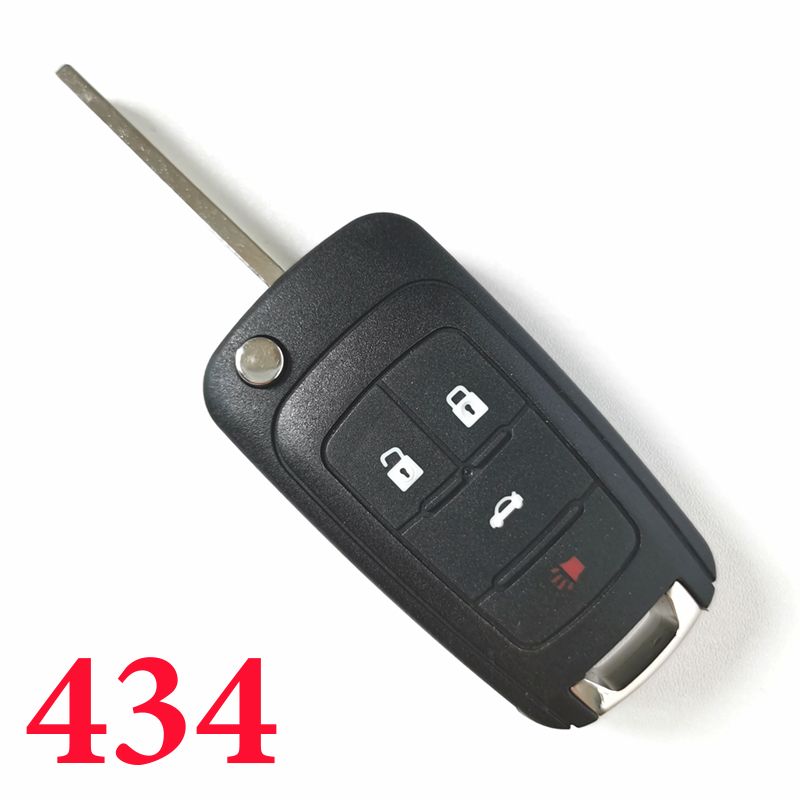 Original 3+1 Buttons 434 MHz Flip Smart Proximity Key for Buick 