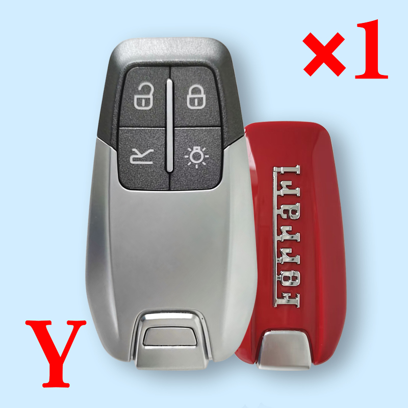 Smart Luxury Remote Key Shell 4 Button for Ferrari 458 588 488GTB LaFerrari