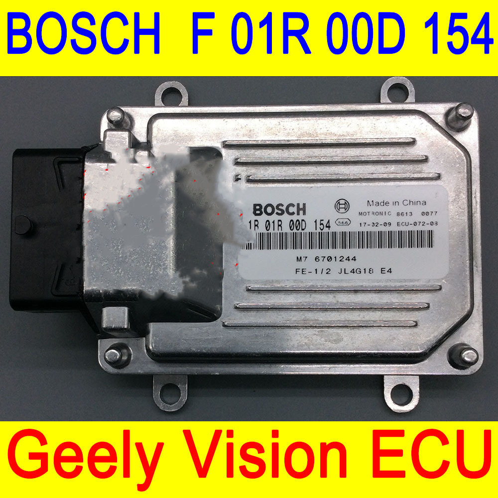 New Engine Computer BOSCH M7 ECU For Geely Vision F 01R 00D 154 / F01R00D154 F01RB0D154 M7 6701244 JL4G18