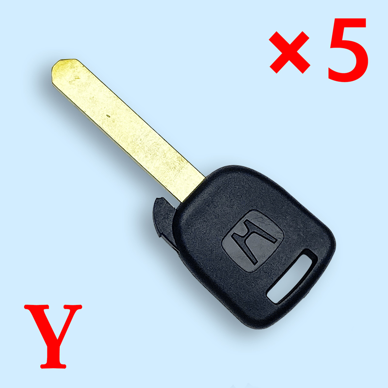 Transponder Key Shell for Honda with Crystal Logo 5 pcs