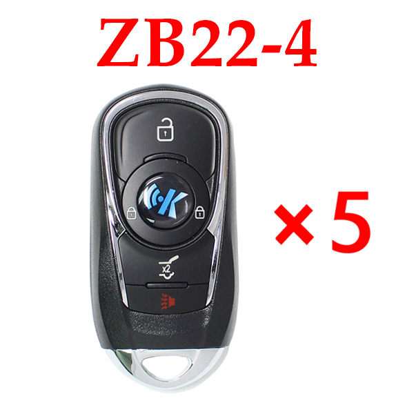 Universal ZB22-4 KD Smart Key Remote for KD-X2 - Pack of 5 