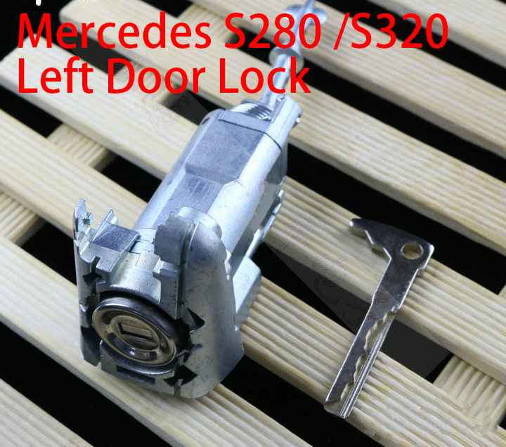 Mercedes-Benz S280 S320 chassis car door lock cylinder Mercedes-Benz left door lock central control driving door full car lock cylinder