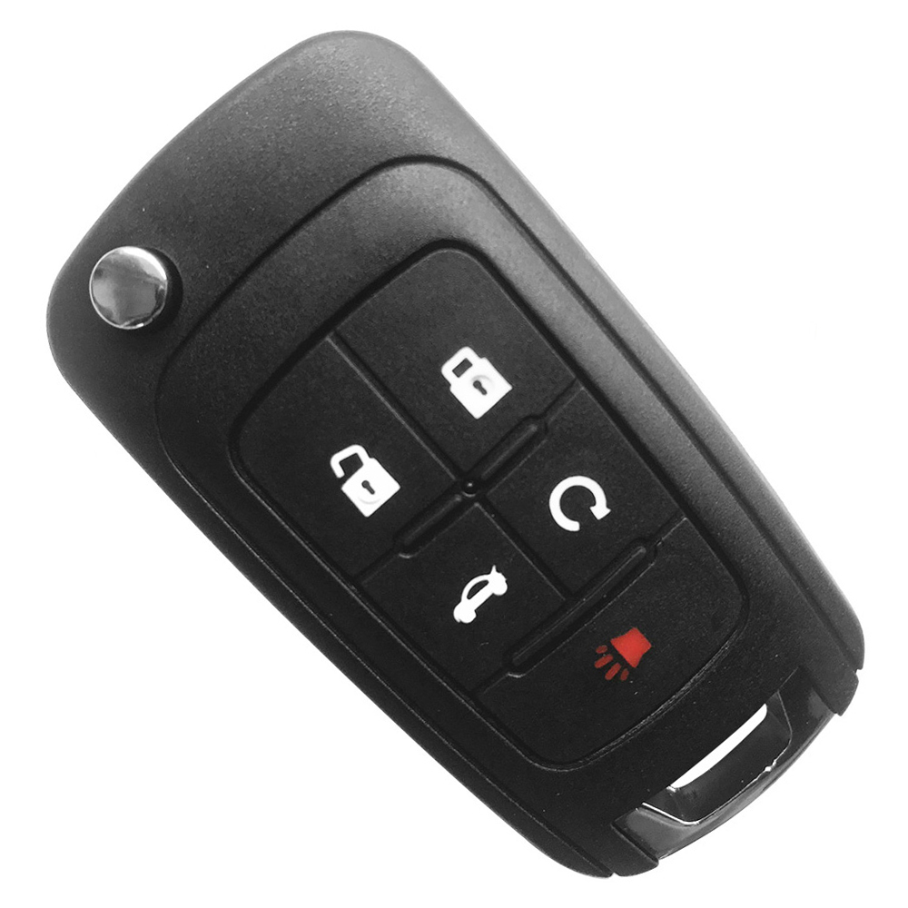 4+1 Buttons 315 MHz Flip Remote Key for Chevrolet