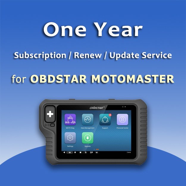 OBDSTAR MOTOMASTER STD Version / Full Version One Year Update Service
