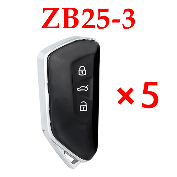 Universal ZB25-3 KD KeyDIY Universal Smart Key - Pack of 5