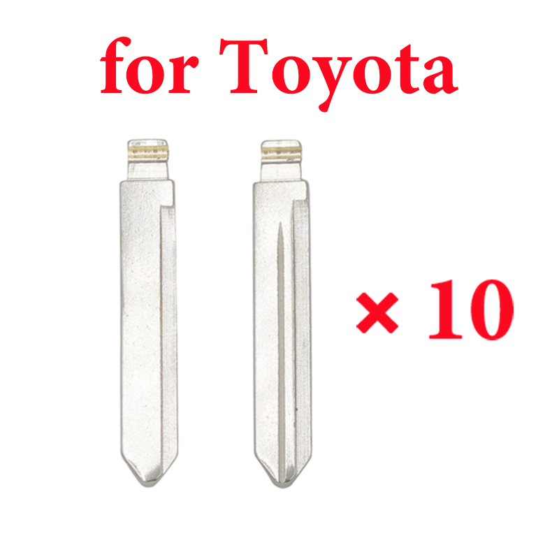 TOY47 Flip Remote Key Blade for Toyota -  Pack of 10