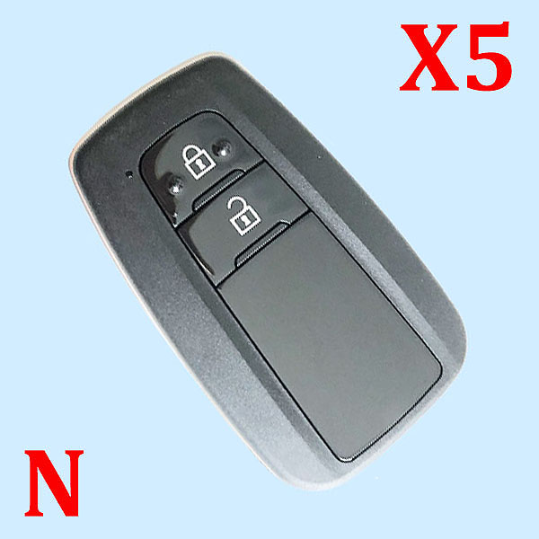 Transponder Key Shell for Toyota - Pack of 5