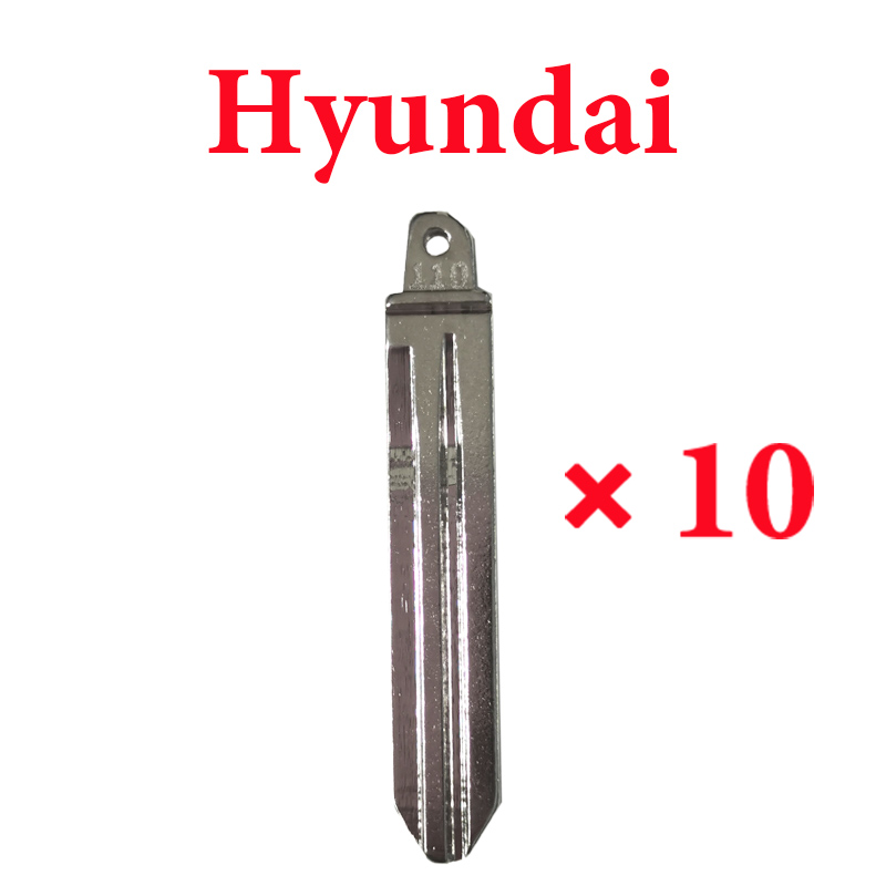 110# Key Blade For Hyundai - Pack of 10