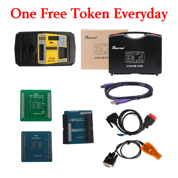 VVDI MB BGA Tool with one free tokens everyday 