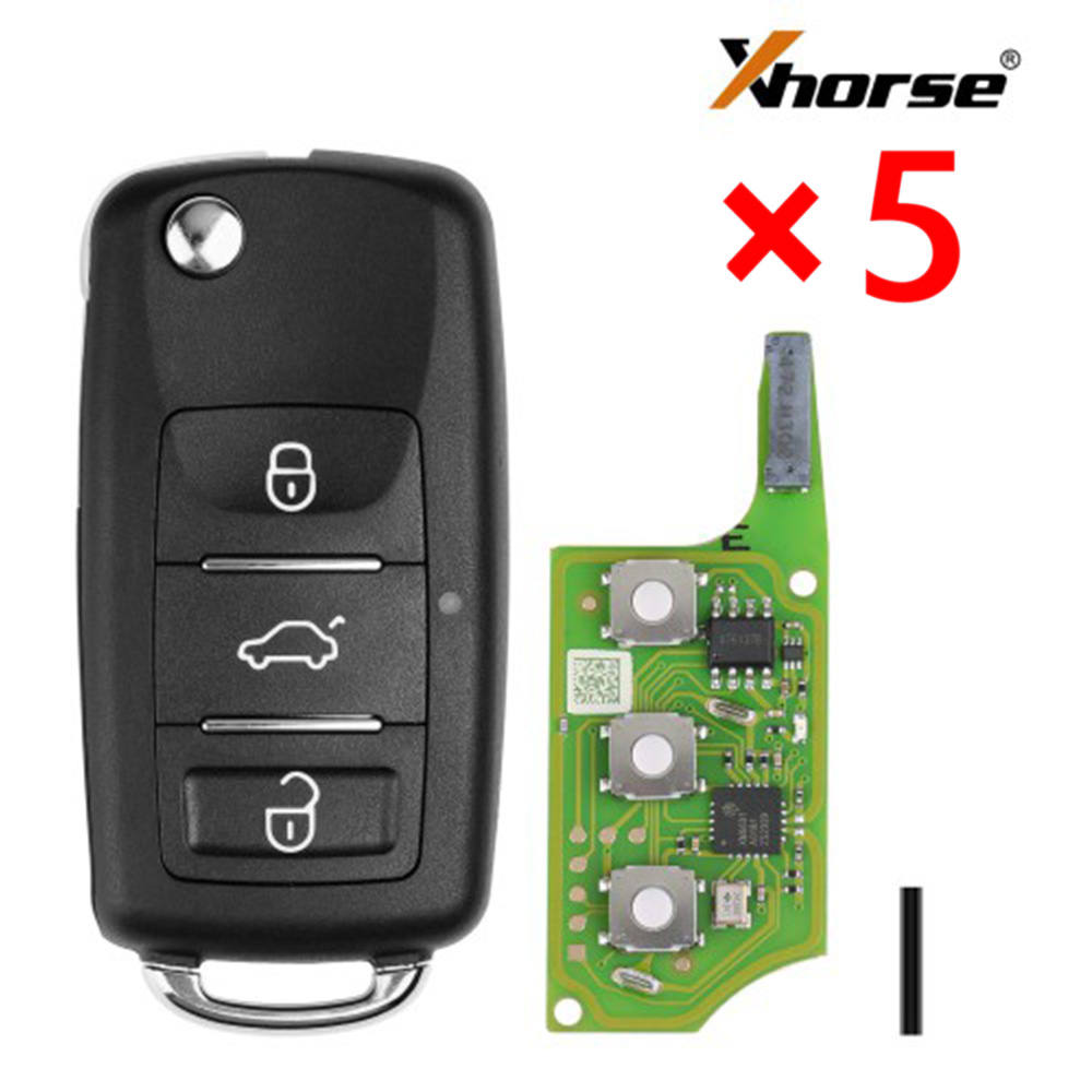 Xhorse XEB510EN B5 Type Super Remote with XT27B Super Chip - Pack of 5