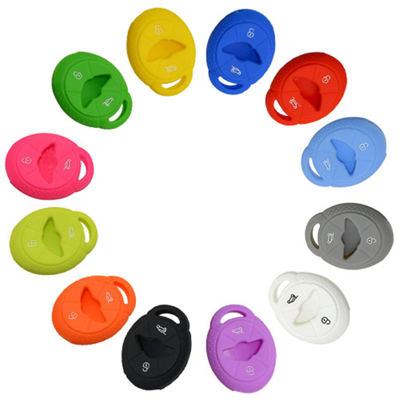 Silicone Key Cover for 2 Buttons BMW Mini R50 R53 Car Keys - 5 Pieces