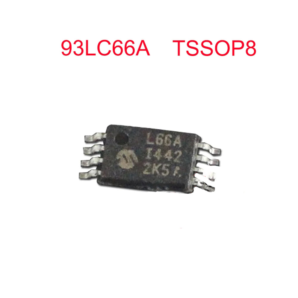 5pcs 93LC66A TSSOP8 Original New EEPROM Memory IC Chip component