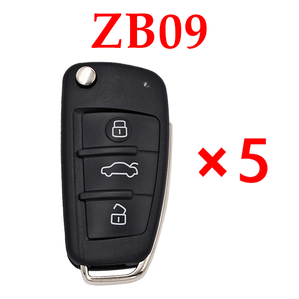 KEYDIY ZB09 Audi Stype Universal Smart Key - Pack of 5