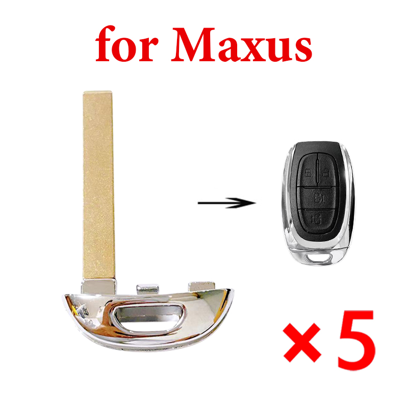 Smart Emergency Key Blades for  Maxus G10 /Chevrolet  - Pack of 5