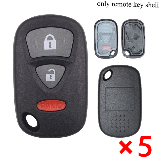 Remote Key Shell 2+1 Button for Suzuki Use for USA - pack of 5 