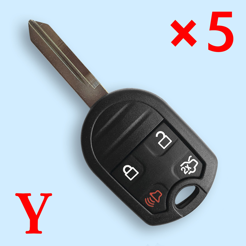 4 Buttons Ford FO38R Remote Key Shell  ( 5 pcs )