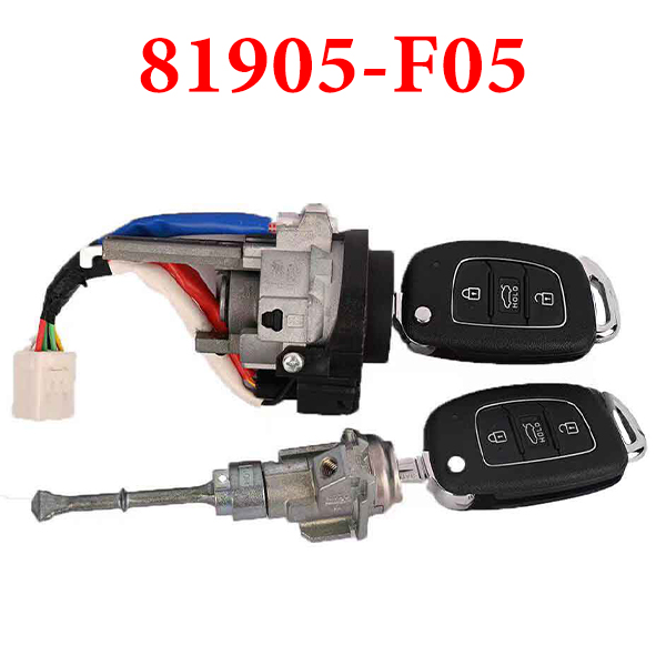 Car Door Lock Cylinder Key lgnition Start BARREL For Hyundai Elantra 2015-2020 / 81905-F05