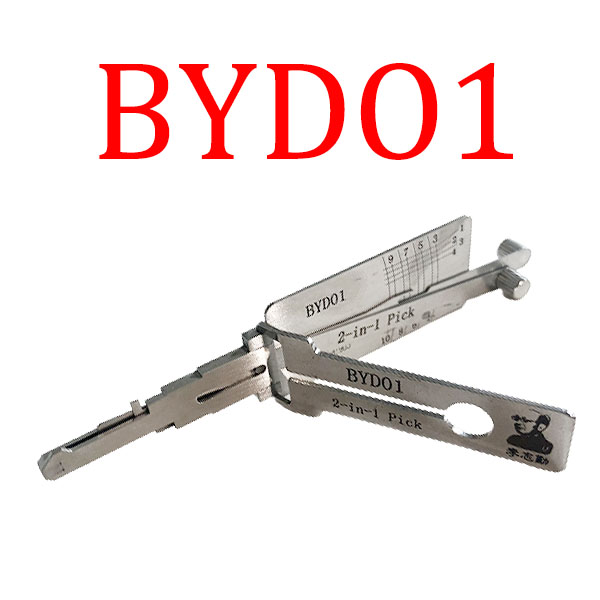 Original LISHI BYD01 Auto Pick and Decoder (Left) for BYD