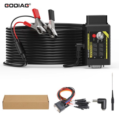 Newest GODIAG GT107+ DSG Plus Gearbox Data Adapter with Voltage Current Display For DQ250 DQ200 VL381 VL300 DQ500 DL501 Benz BMW