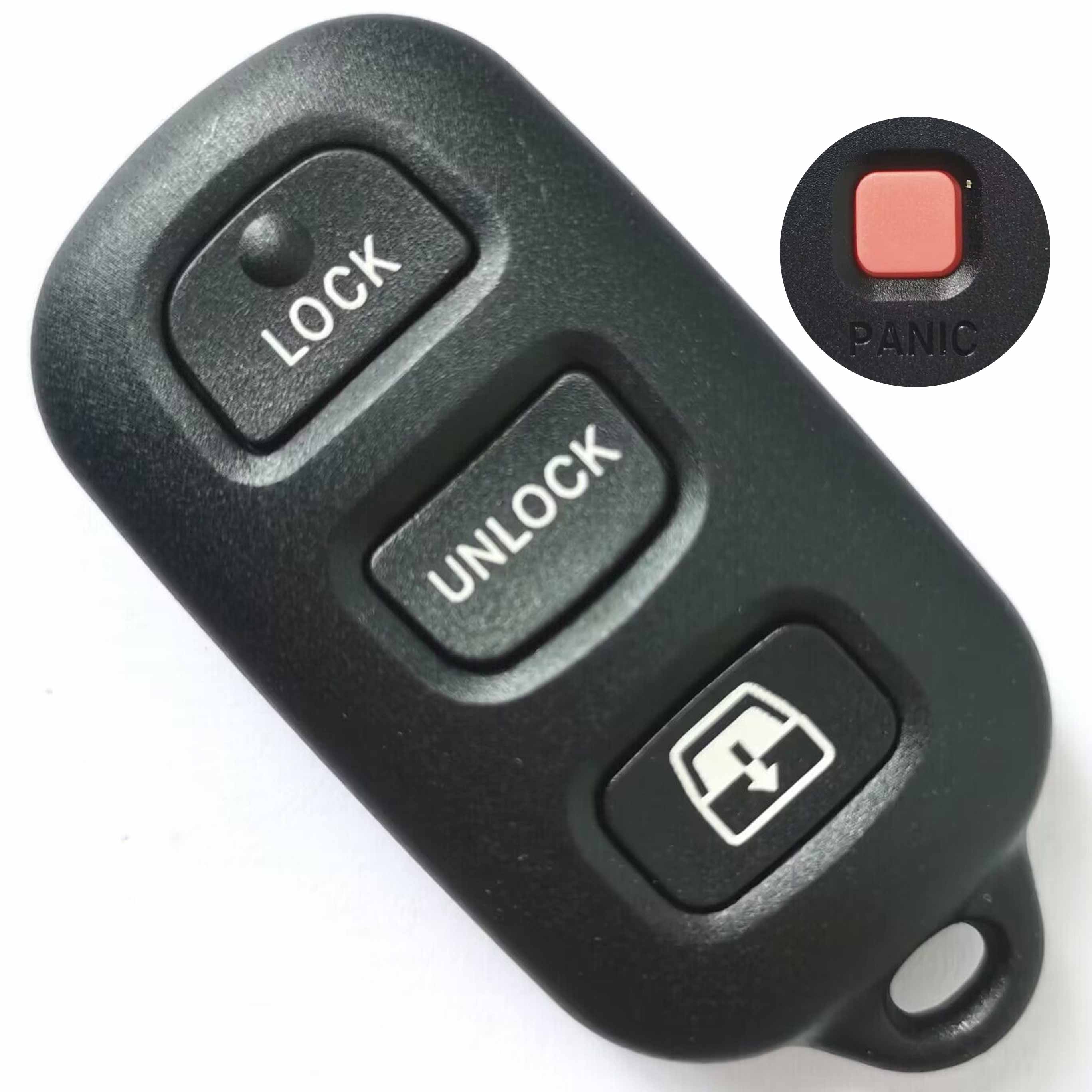 3+1 Buttons 314 MHz Keyless Remote for Toyota - HYQ12BBX