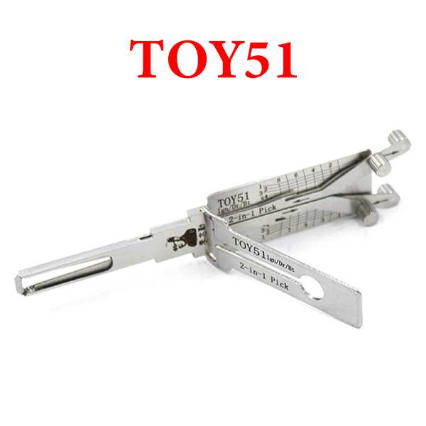 Original Lishi TOY51 2in1 Decoder and Pick for TOYOTA