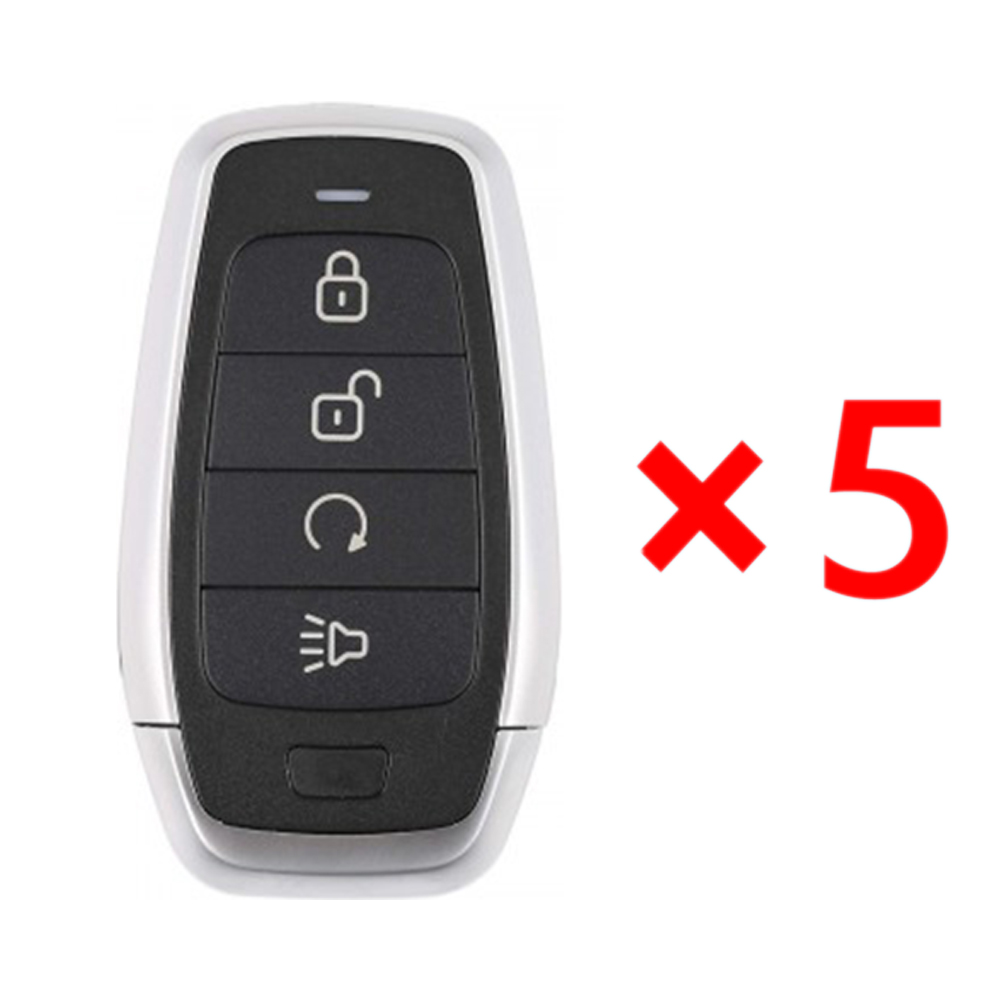 Autel  IKEYAT004BL Universal Smart Remote Key 4 Buttons - Pack of 5